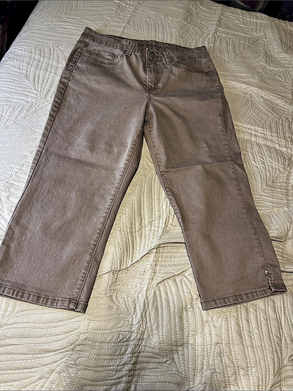 Code Bleu Straight Leg Pants in Brown Size 10